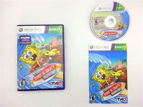 Spongebob Surf And Skate Roadtrip Game For Xbox 360 Complete The Game Guy