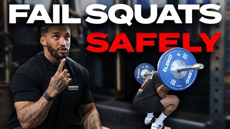 How To Fail A Squat Safely Youtube
