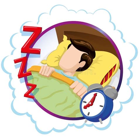 Man Sleeping Peacefully Stock Illustrations 91 Man Sleeping