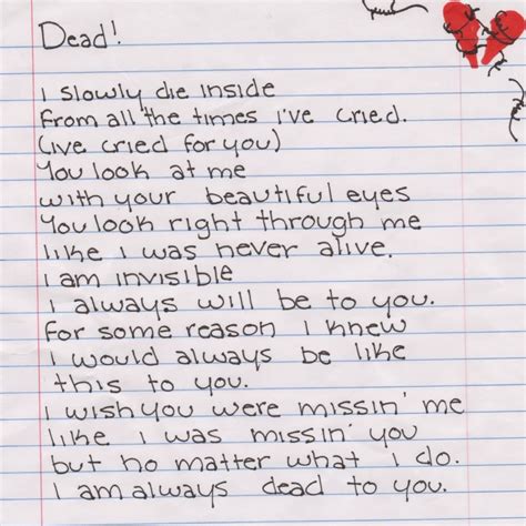 Emo Love Quotes Emo Love Quotes Poems 2 By Pathetic Nobody On Deviantart