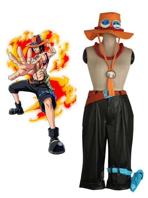 One Piece Portgas D Ace Outfits Cosplay Costume In Anime Costumes From