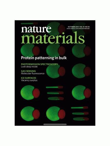 Back To Back Articles In Nature Materials London Nano