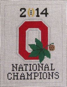 Texas flag classic navy needlepoint belt. Needlepoint - Ohio State Buckeyes - Stadium - Brutus ...