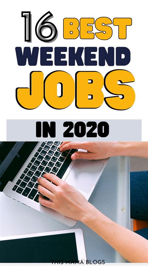 16 Best Weekend Jobs to Make Extra Money in 2021 | Weekend jobs, Job ...