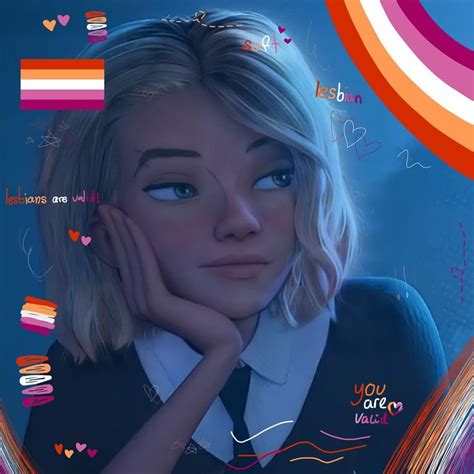 lee and bea s instagram post “today s third lesbian of the day is gwen stacy from spiderman into