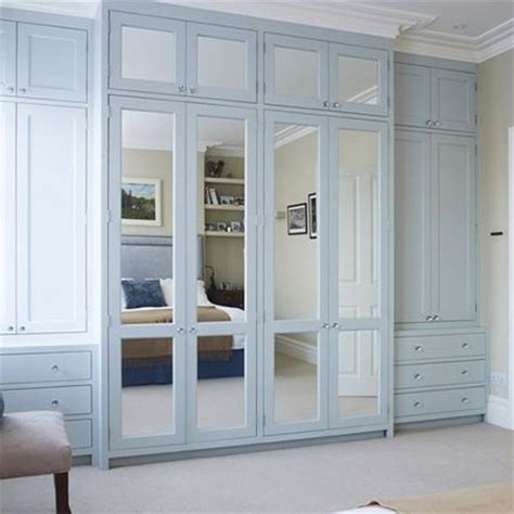 In a smaller bedroom, it might be difficult to integrate wardrobes. Make your own fitted wardrobe or custom built-in cupboard ...