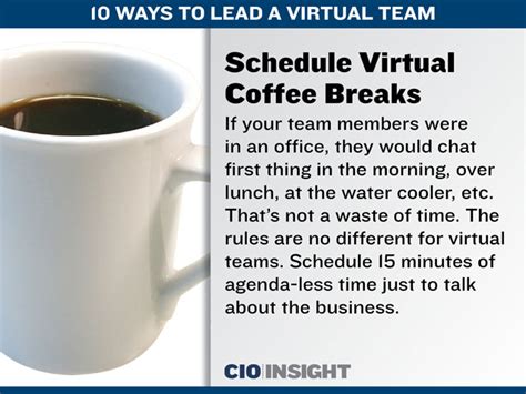 13.4 13.5 the time machine; 10 Ways to Lead a Virtual Team