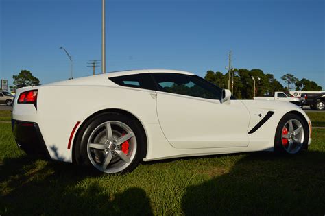 White Corvette White Corvette Chevrolet Corvette Stingray Corvettes