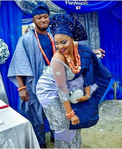 Just imagine how long sleeves. Yoruba Traditional Wedding Attire 2018 | Couture Crib