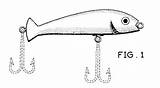 Fishing Coloring Lure Hook Place sketch template