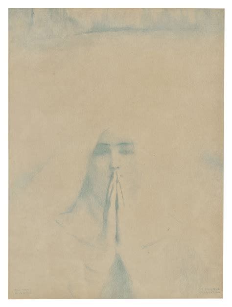 Fernand Khnopff Belgian 1858 1921 Le Silence De La Neige Christies