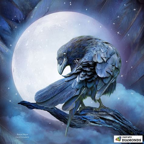 Raven Moon In 2021 Raven Art Crow Art Moon Art