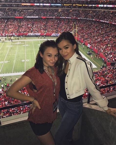 Hailee At The Football Game This Afternoon Haileesteinfeld