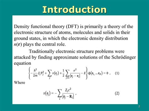 Ppt Fundamentals Of Density Functional Theory Powerpoint Presentation