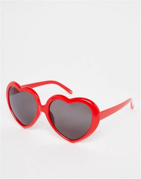 Monki Love Heart Sunglasses At Heart Sunglasses Sunglasses Heart Shaped Sunglasses