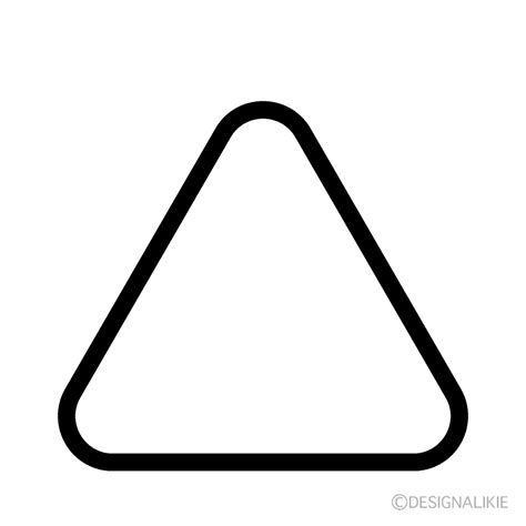 Rounded Triangle Clip Art Free Png Image｜illustoon