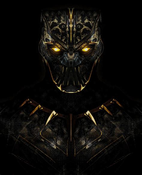 Black Panther Gold Wallpapers Wallpaper Cave
