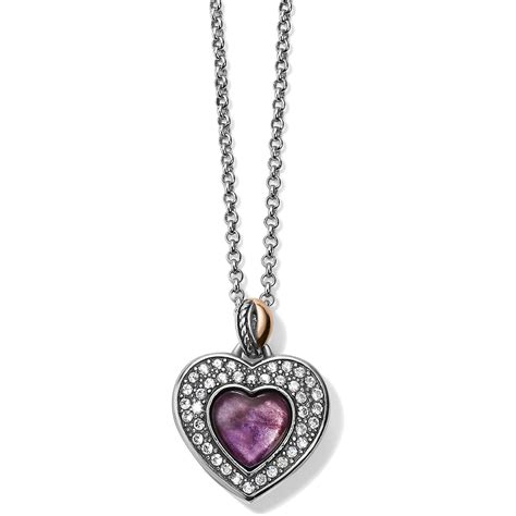 Neptunes Rings Amethyst Heart Reversible Necklace In 2020 Amethyst Gold Plated Stone