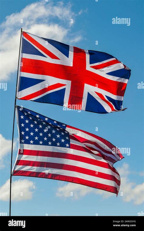 British And American Flag High Resolution Stock Photography And Images
