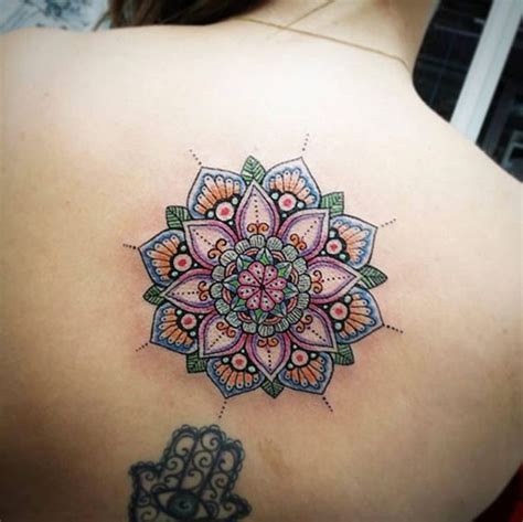 Mandala tattoo back design for women credit: 50 Mandala Tattoo Designs
