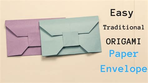 Origami Tutorial Easy Traditional Paper Envelope Tutorial Origami Show