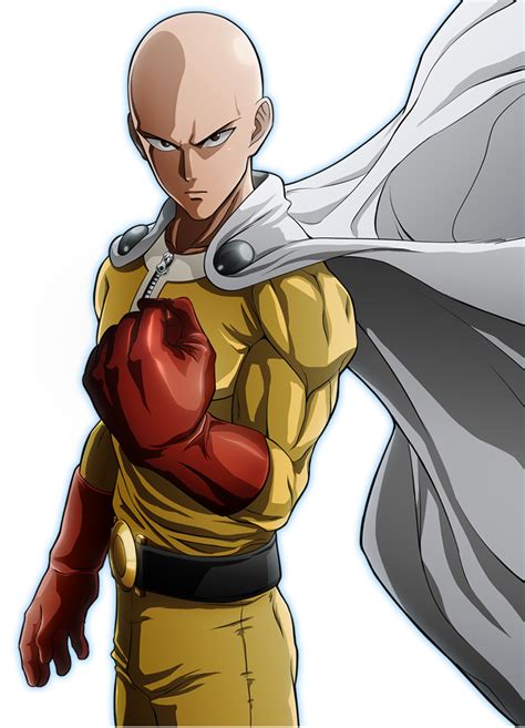 However, he is in fact a powerful superhero who can easily cope with the. One Punch Man Saitama PNG Photos | PNG Mart