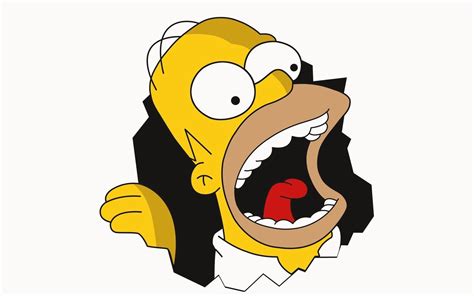 Scared Homer Wallpapers Wallpaper Cave