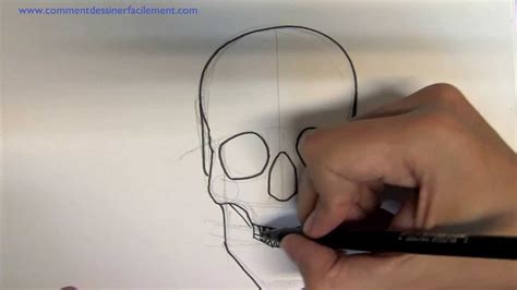 Comment dessiner un crane ou une tête de mort, un tutoriel facile pas à pas en images. Comment dessiner une tete de mort facilement etape par ...