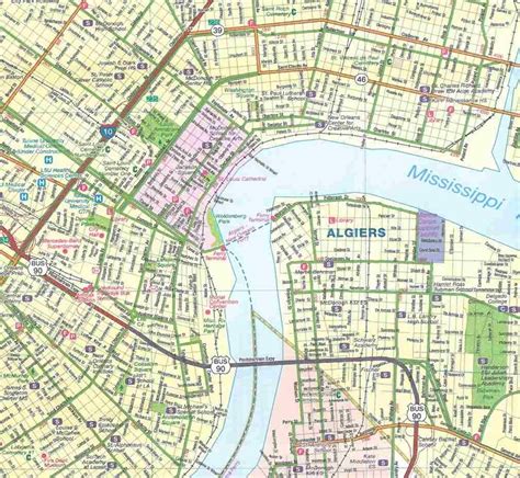 Themapstore New Orleans La Street Map
