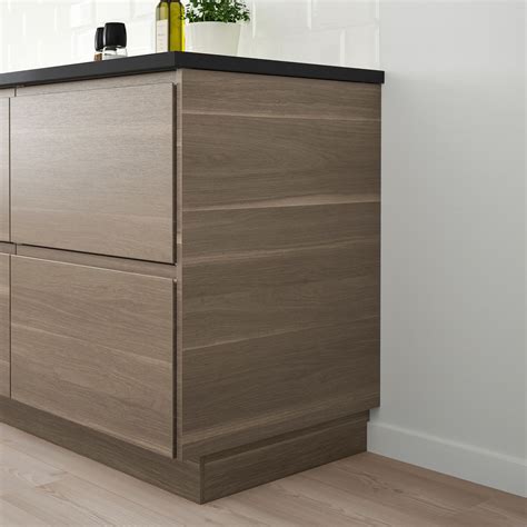 VOXTORP Cover panel - walnut effect 15x90 