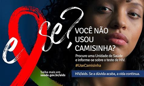 Campanha contra a Aids 15 dos brasileiros que têm o vírus HIV não