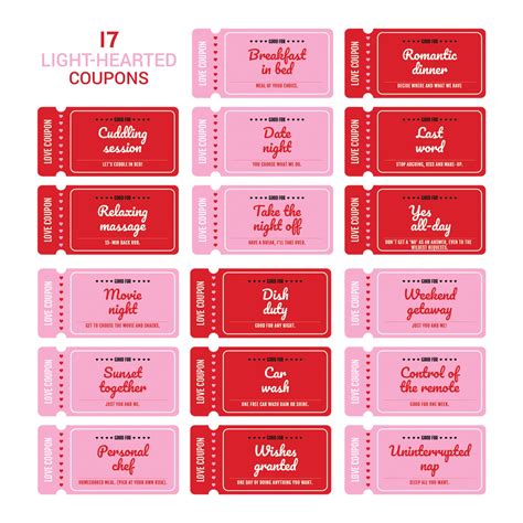 Love Coupon Book Printable Love Coupons Anniversary Gift For Etsy Uk