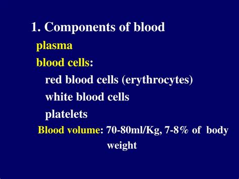 Ppt Chapter 3 Blood Powerpoint Presentation Free Download Id5909228