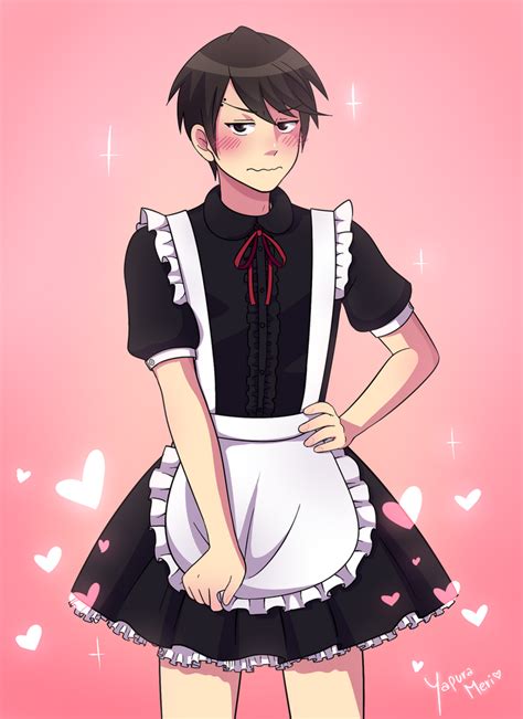 Anime Boy In A Maid Dress Dress On A Boy Fashion Item Of Avatar
