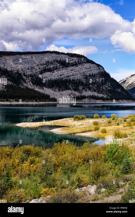 Spray Lakes Reservoir Kananaskis Alberta Canada Stock Photo Alamy