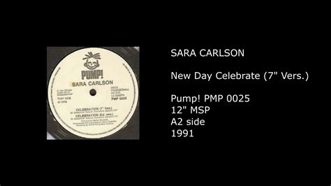 Sara Carlson New Day Celebrate 7 Vers 1991 Youtube