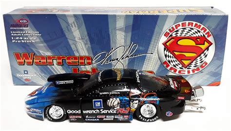 1999 Warren Johnson Goodwrench Superman Nhra Pro Stock 124 Diecast