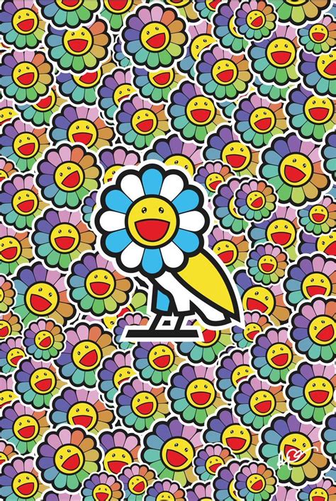 It is very popular to decorate the background of mac, windows, desktop or android device beautifully. Takashi Murakami Flower iPhone Wallpapers - Wallpaper Cave