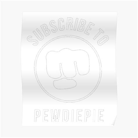 Pewdiepie Poster For Sale By Sheilaharrah Redbubble