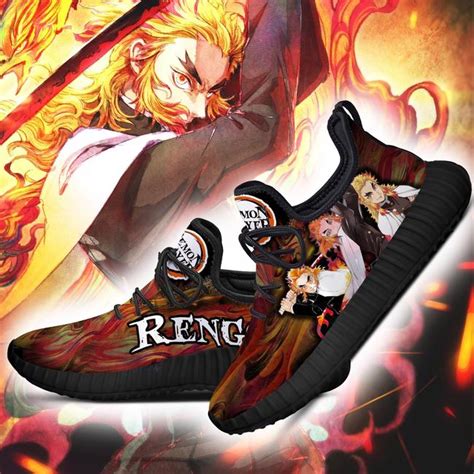Demon Slayer Kyojuro Rengoku Reze Shoes Custom Anime Sneakers
