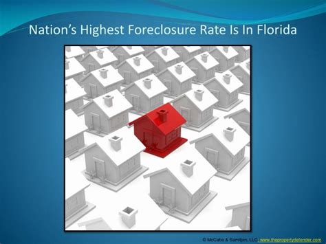 Ppt Nations Highest Foreclosure Rate Is In Florida Powerpoint