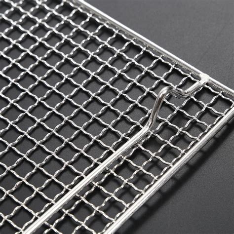 Bbq Meshes Stainless Steel 304 Barbecue Net Bbq Grill Mesh Rectangular