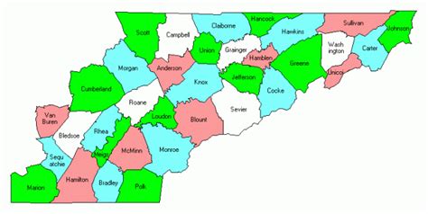 East Tennessee Counties Oak Ridge Is Mostly In Anderson County But