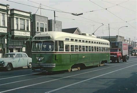 Ptc Pcc Trolley On Rt47 At 5th And Wyoming Historic Philadelphia