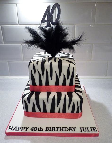 Zebra Print Cake Decorated Cake By Sharon Todd Cakesdecor