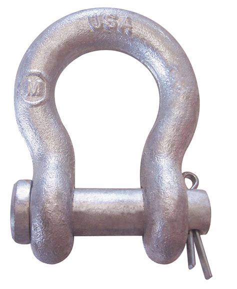 17 Ton Super Strong Anchor Shackle Round Pin Galvanized 1 38 In