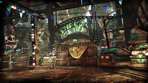 Wayne manor, main hall, freight train, black mask, the joker's carnival, iceberg long, and batcave The Batman Universe - BAC: First Challenge Map Revealed