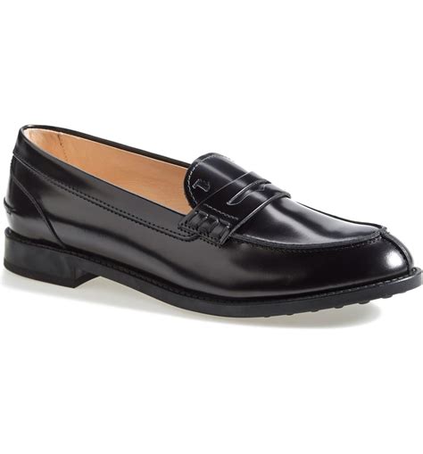 Tods Classic Leather Loafer Women Nordstrom