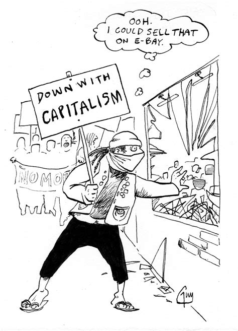 Cartoons Down With Capitalism Guys Cartoons