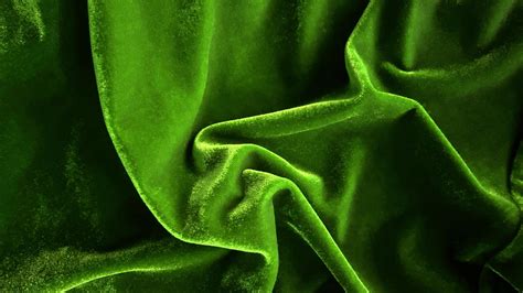 Green Velvet Fabric Texture Used As Background Empty Green Fabric